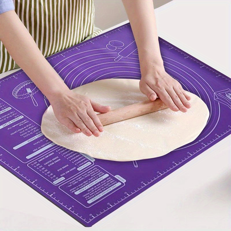 Kitchen Baking Counter - 실리콘 베이킹 매트(측정선 포함), 대형 논스틱