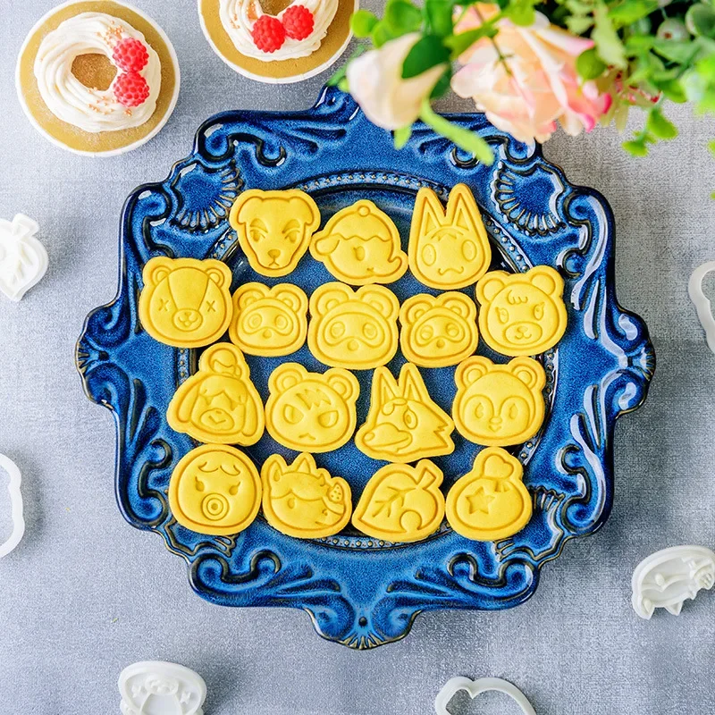 Baking Kitchen Diy - 케이크 쿠키 동물의 숲 커터 귀여운