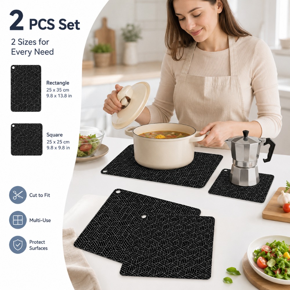 Kitchen Baking Counter - 1/2Pcs 실리콘 인덕션 쿡탑 매트 내화성
