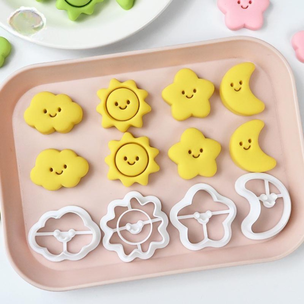 Baking Kitchen Diy - 쿠키 커터 달 별 태양 쿠키