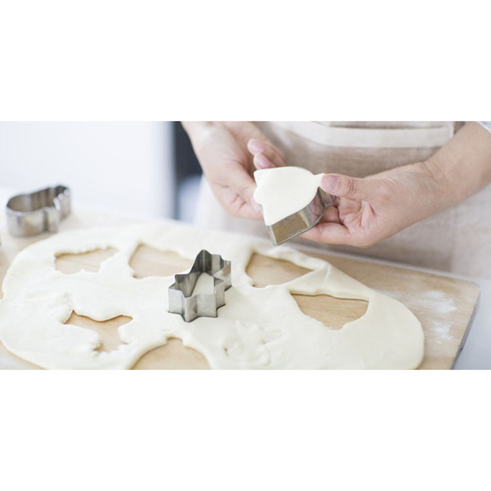 토스트 모양 비스킷 몰드 5개 세트 스테인리스 스틸 쿠 - Baking Kitchen Diy 리뷰 및 가격