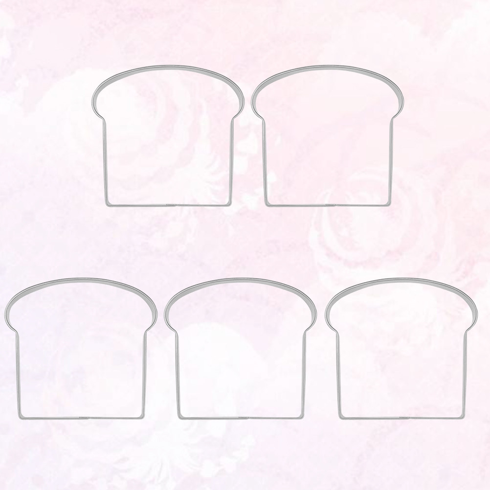 토스트 모양 비스킷 몰드 5개 세트 스테인리스 스틸 쿠 - Baking Kitchen Diy 리뷰 및 가격