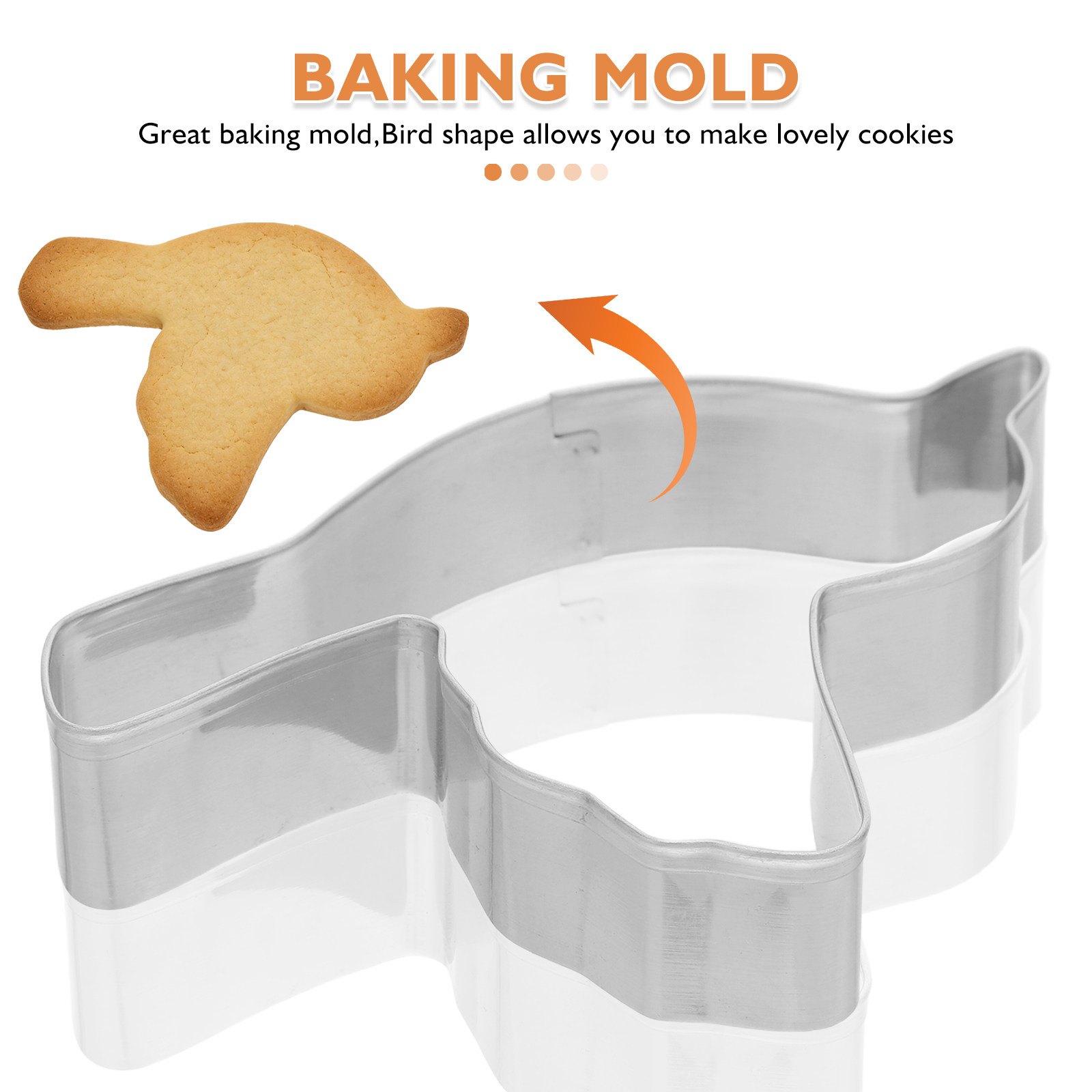 3.8x2.6인치 스테인리스 스틸 새 모양 쿠키 커터  - Baking Kitchen Diy 리뷰 및 가격