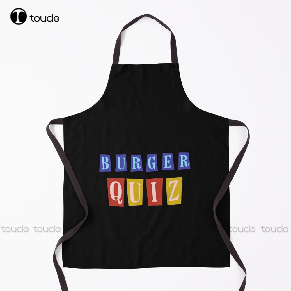 버거 퀴즈 앞치마, 웨이터 앞치마, 맞춤형 맞춤 요리  - Kitchen Quiz 리뷰 및 가격