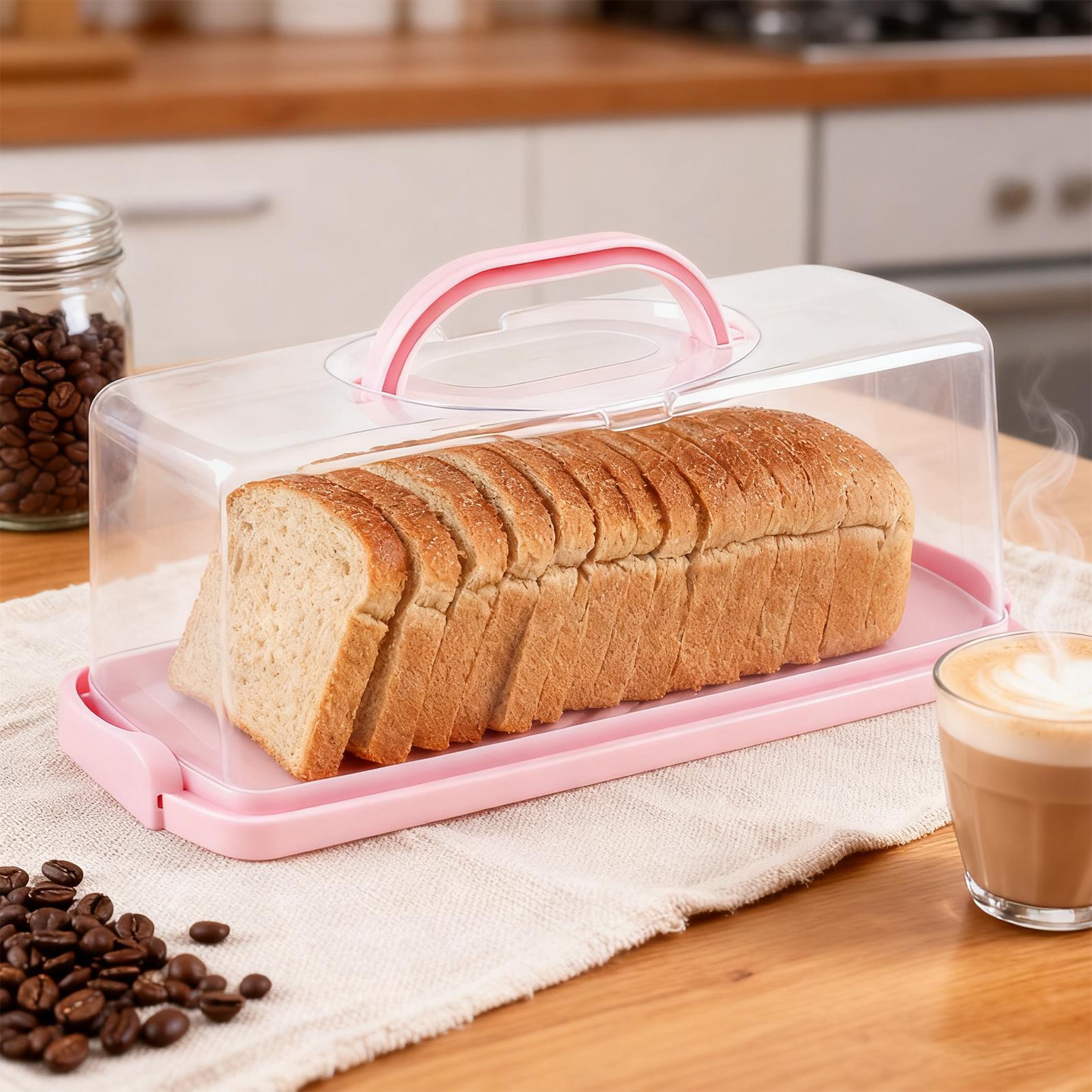 빵 용기 직사각형 토스트 디스플레이 케이스 비스킷을 운 - Kitchen Baking Counter 리뷰 및 가격