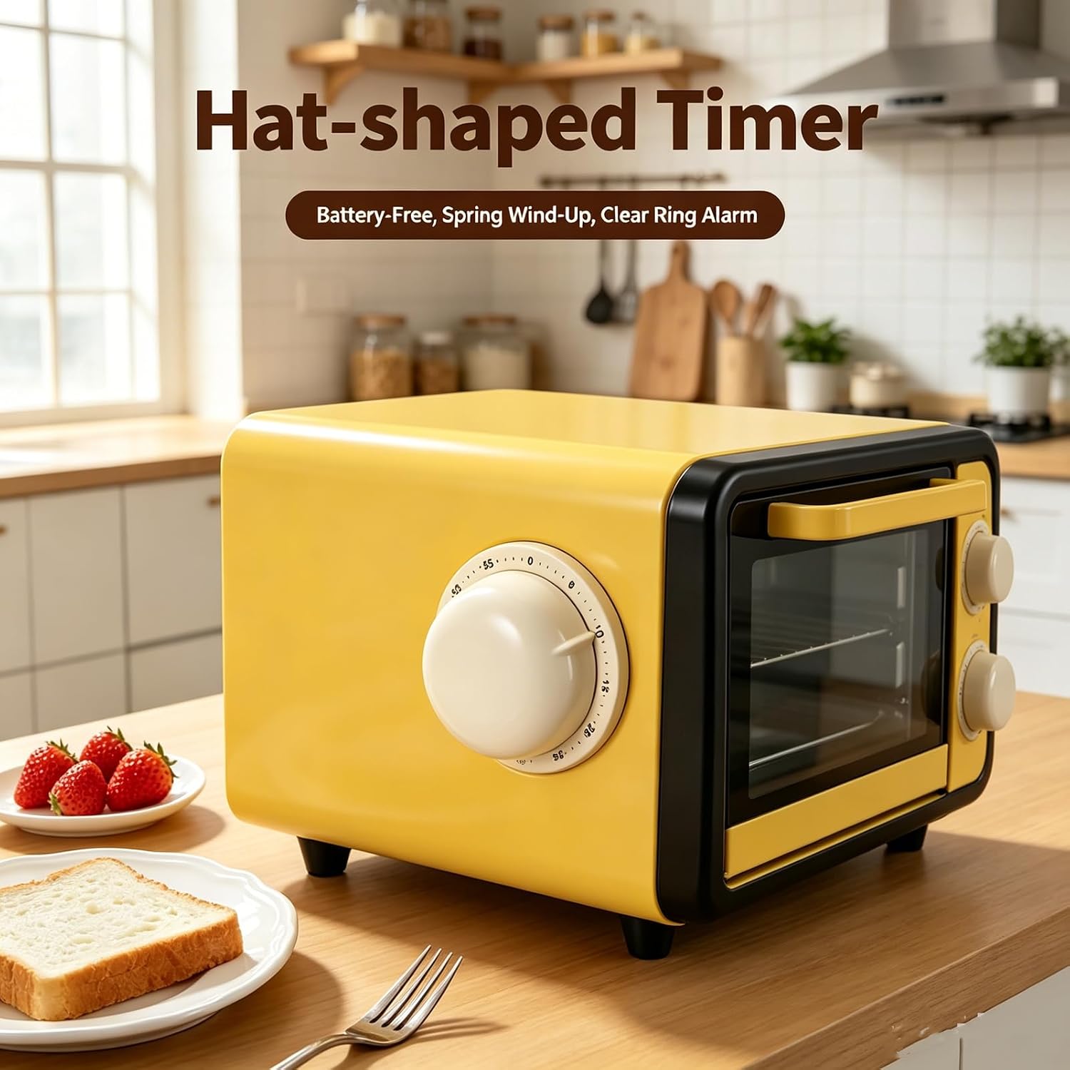 알람 기능이 있는 기계식 주방 타이머, 카운트다운 시계 - Baking Kitchen Hourly 리뷰 및 가격